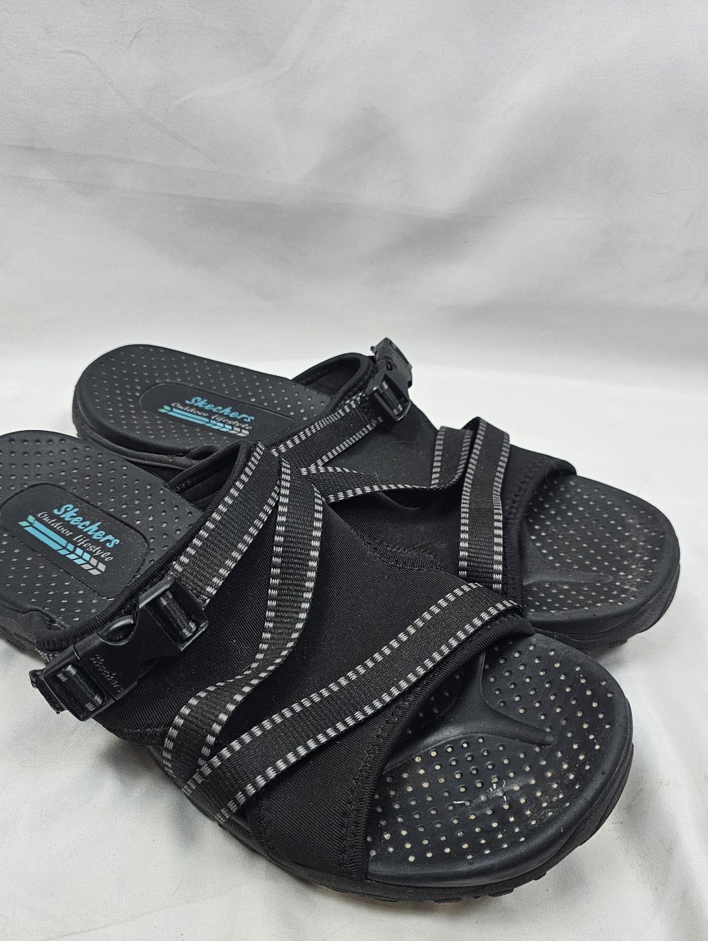 Skechers Raggae Perfect Planning Slide Sandals Women's 10 Outdoors Gorpcore